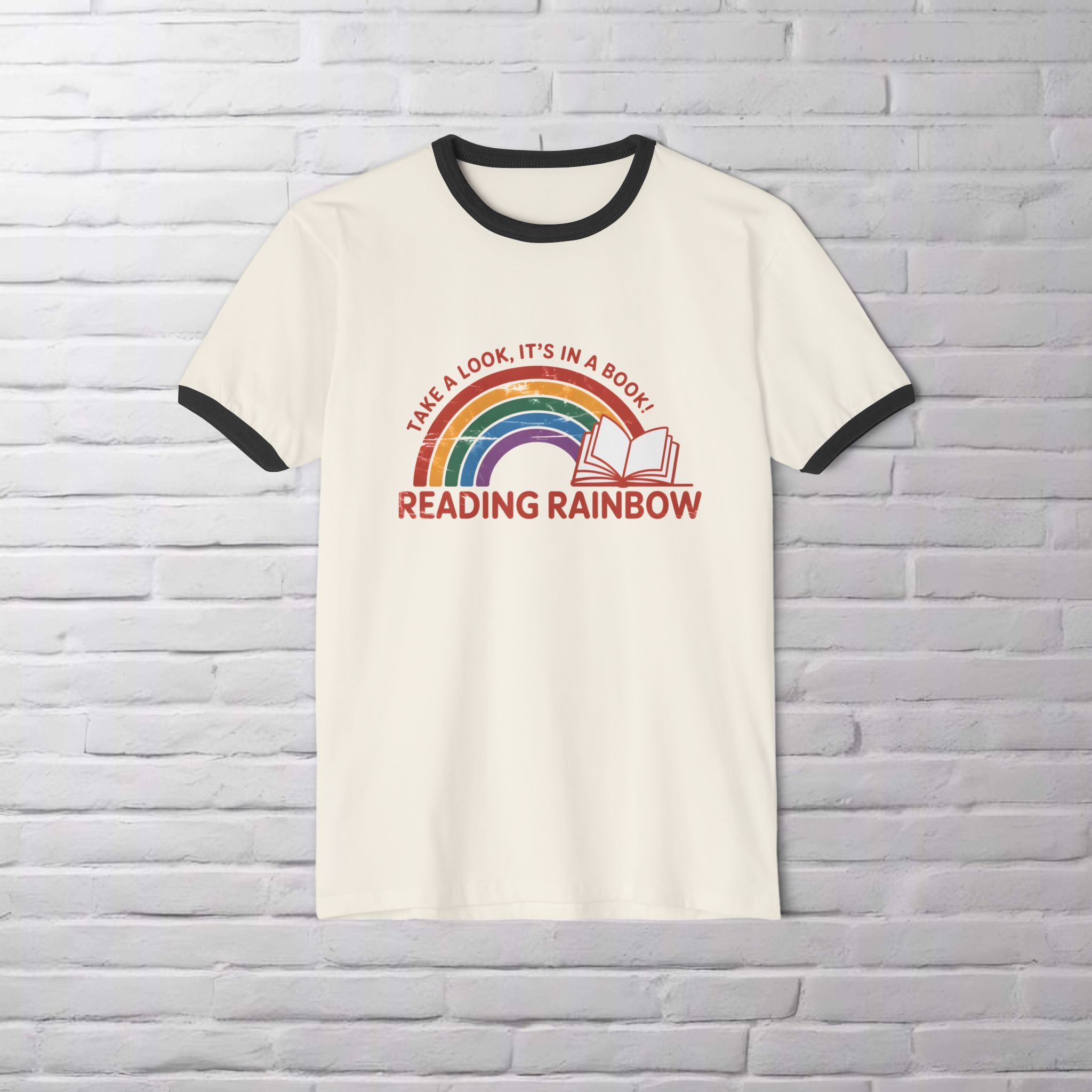 Reading Rainbow retro graphic T-Shirt | Vintage logo tee