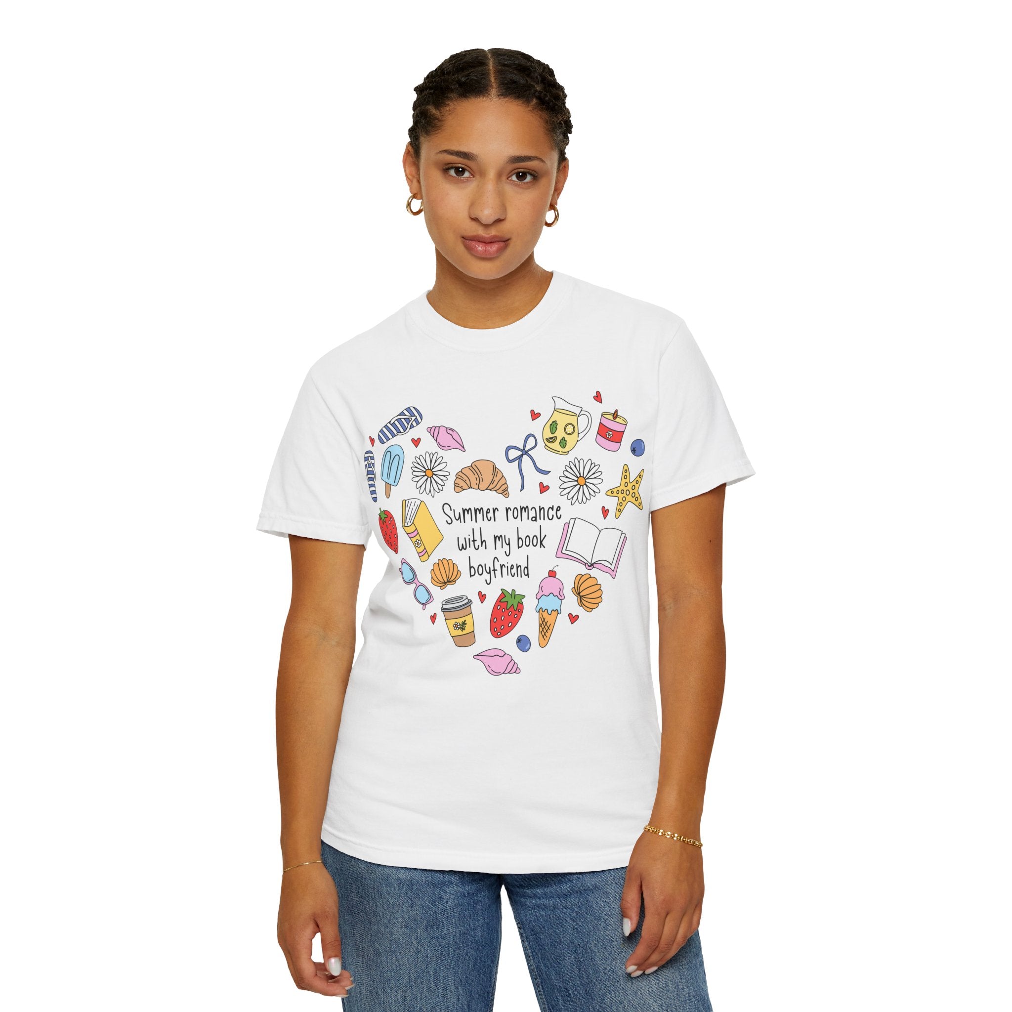 Summer Romance With My Book Boyfriend T-shirt