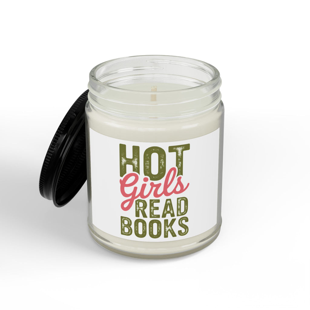 Scented Soy Candle — "Hot Girls Read Books" Jar (4oz & 9oz)