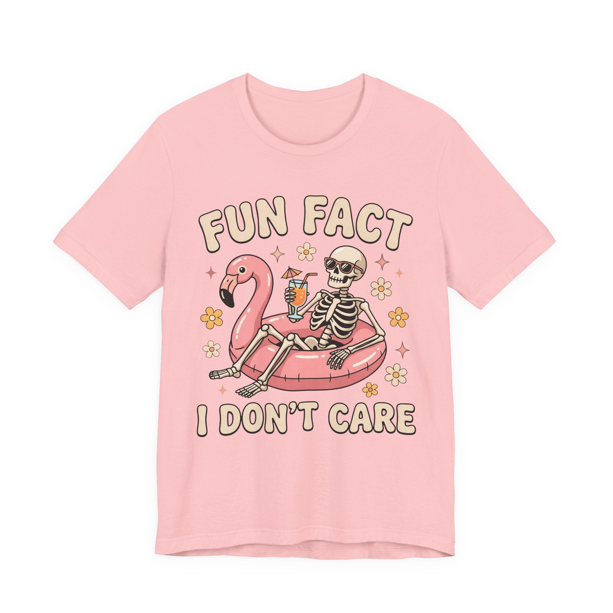'Fun Fact I Don't Care' Graphic Tee — Funny Casual T-Shirt