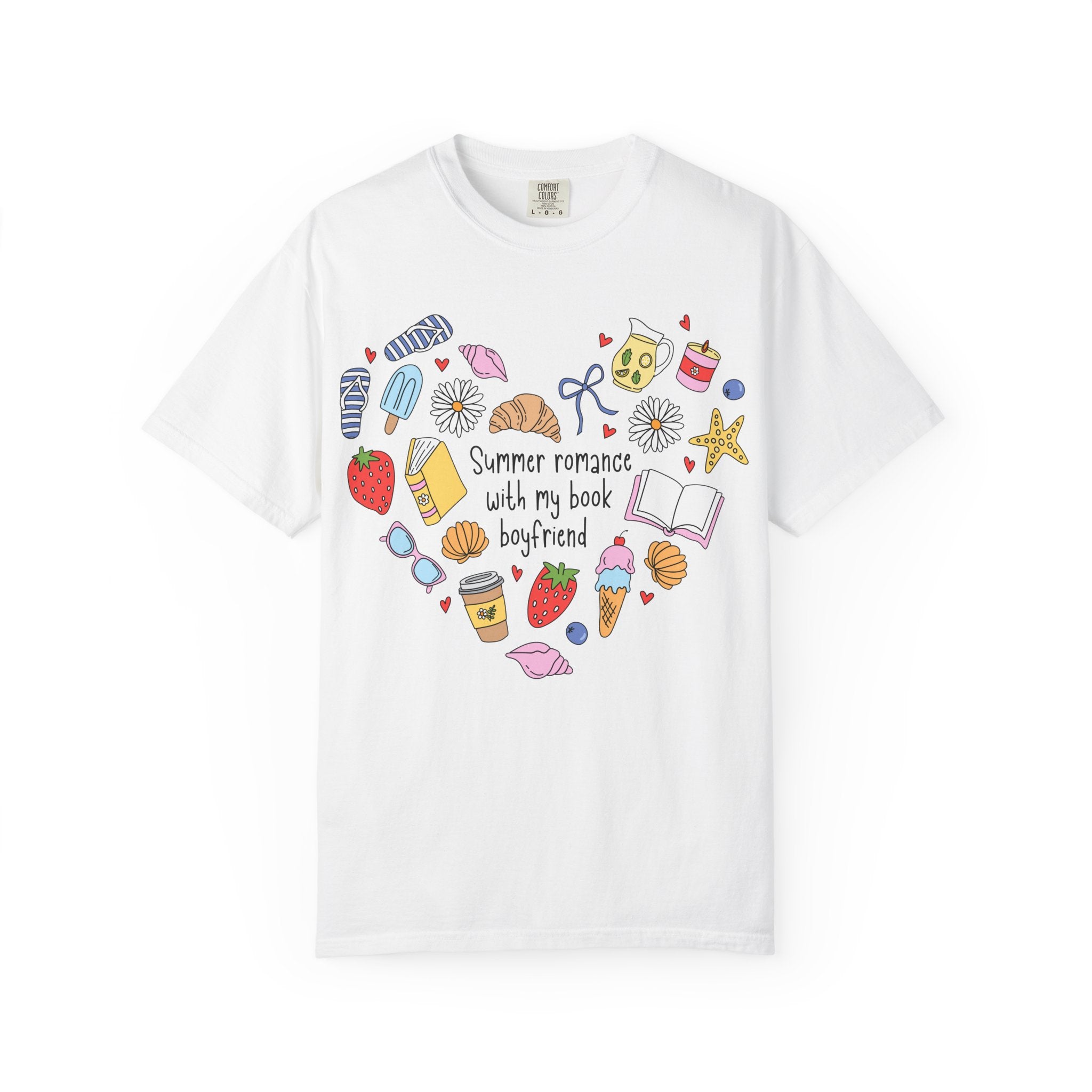 Summer Romance With My Book Boyfriend T-shirt