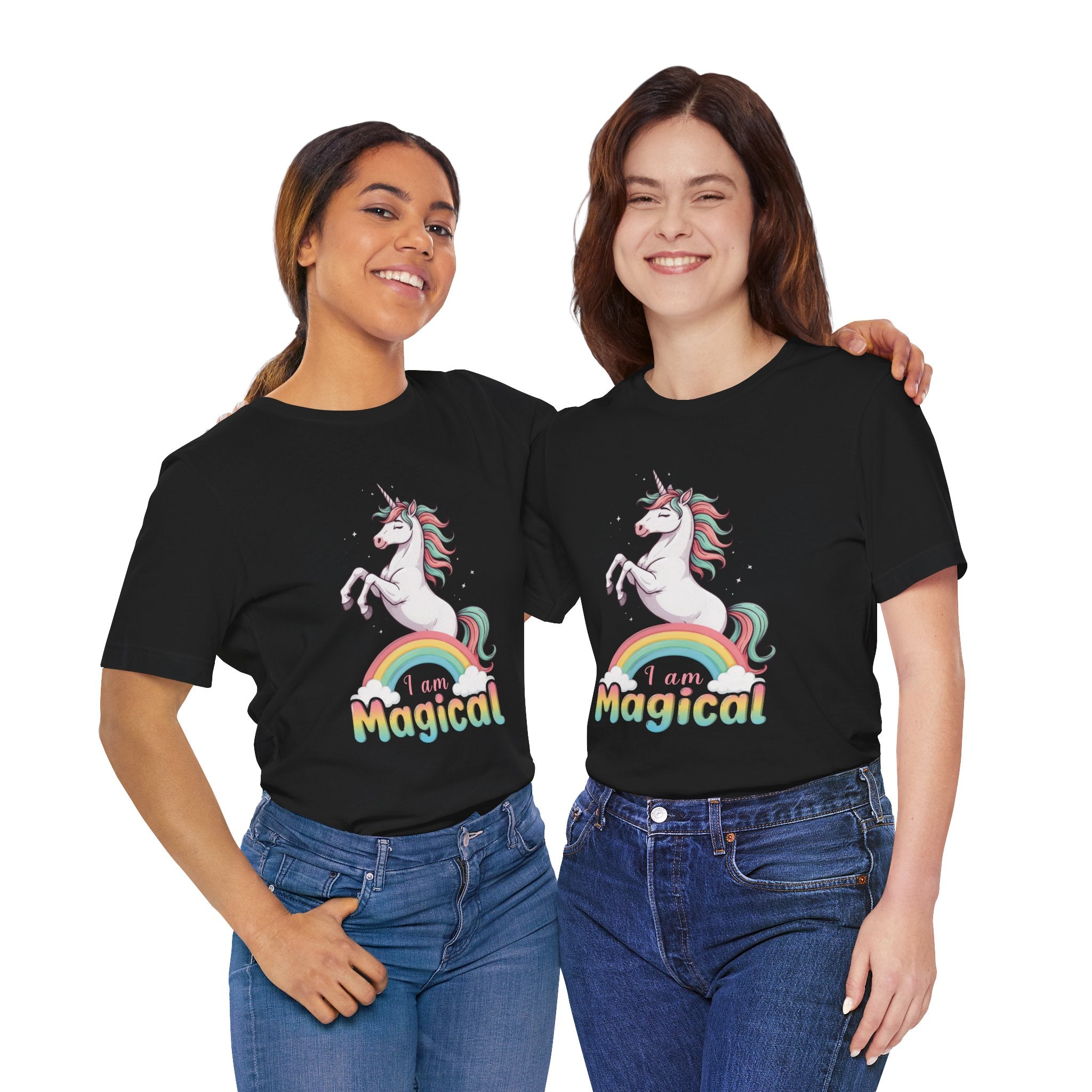 I Am Magical Unicorn T-Shirt — Rainbow Kids Graphic Tee