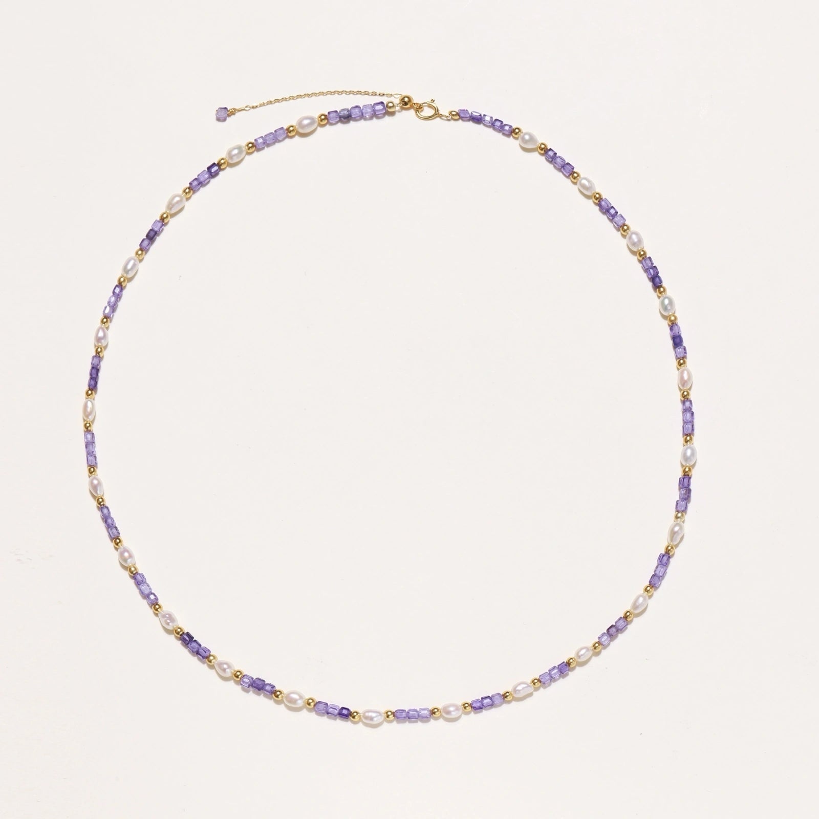 Amethyst Pearl Harmony Necklace - Addy Avenue