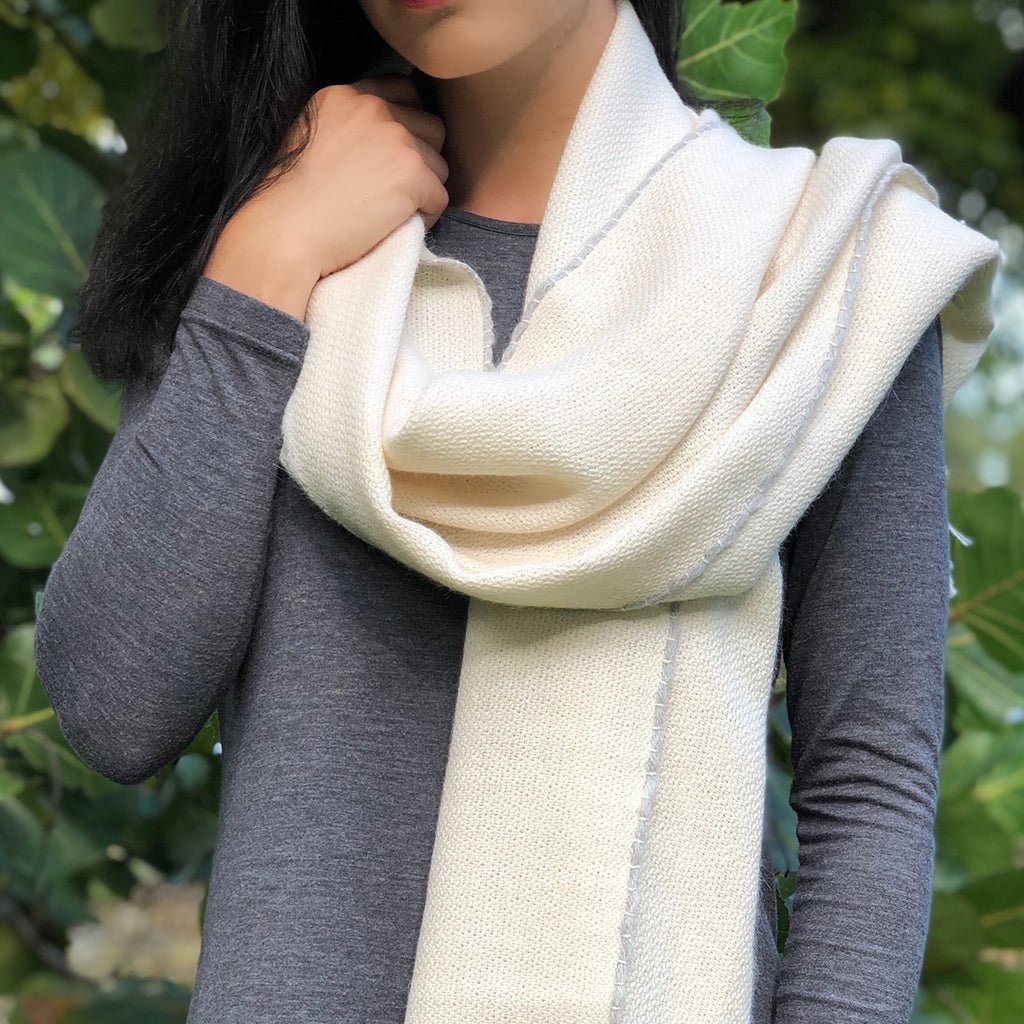 Andes Snow Baby Alpaca Scarf - Addy Avenue