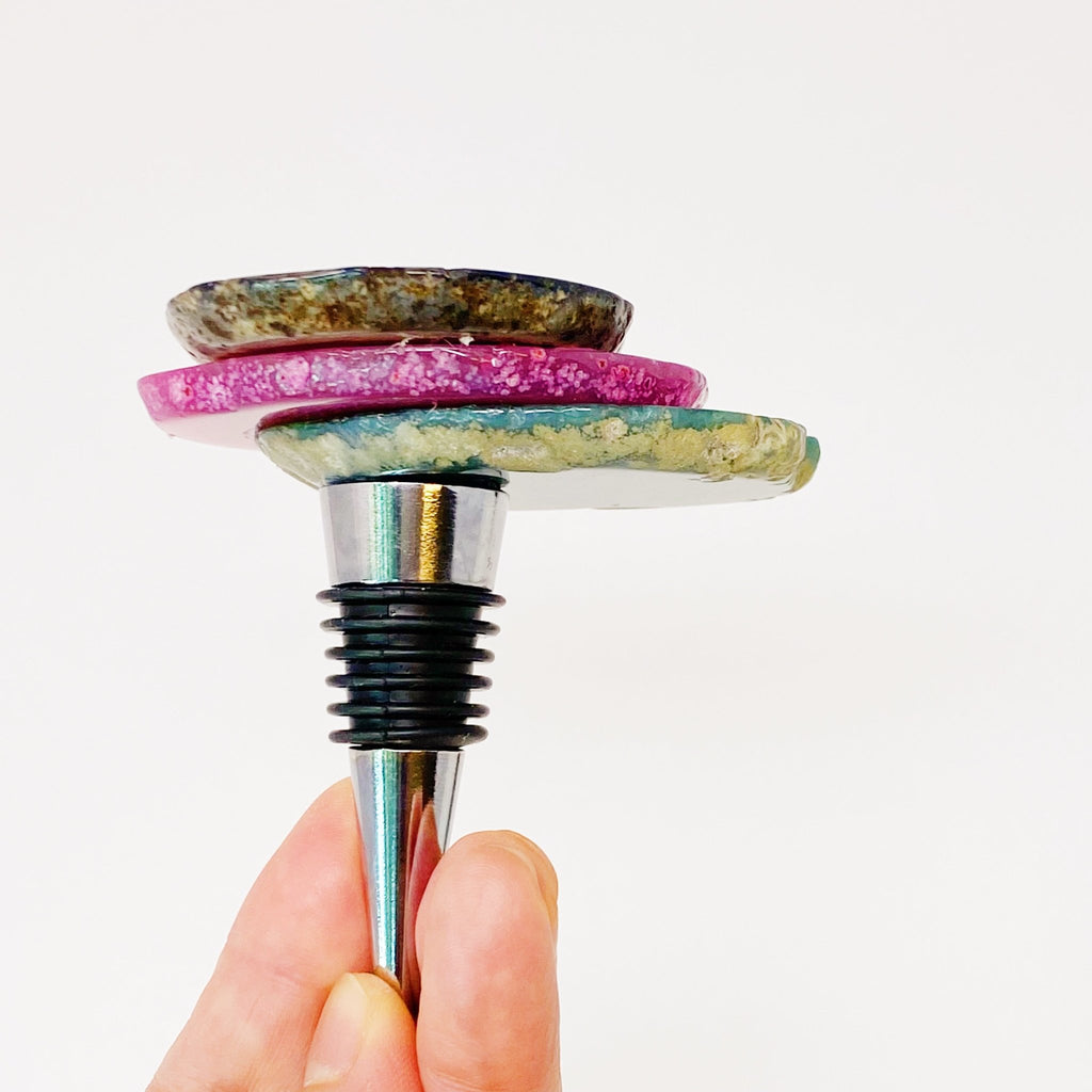 Art Of Nature Three Stone Wine Stopper - Addy Avenue