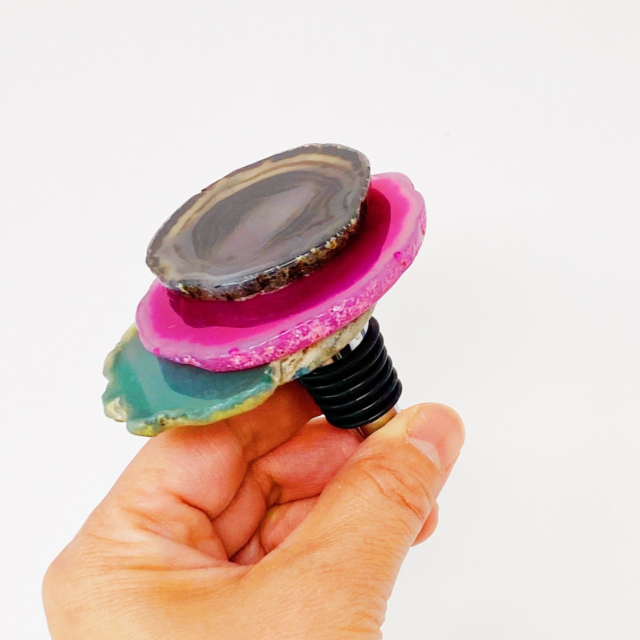 Art Of Nature Three Stone Wine Stopper - Addy Avenue