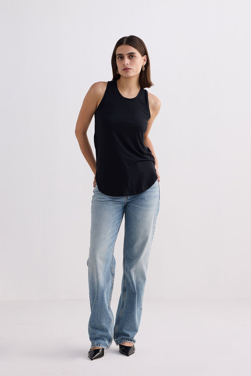 Back to Basics Top in Black - Addy Avenue