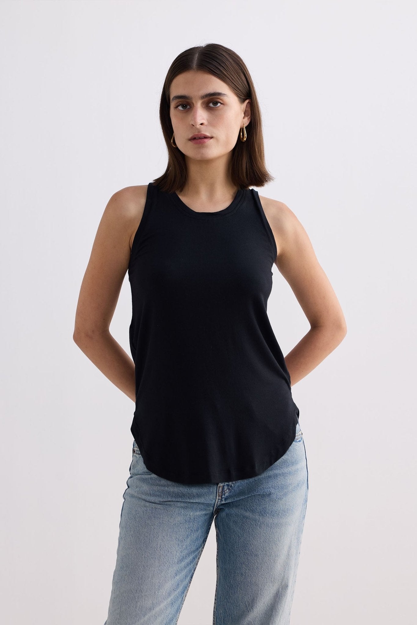 Back to Basics Top in Black - Addy Avenue