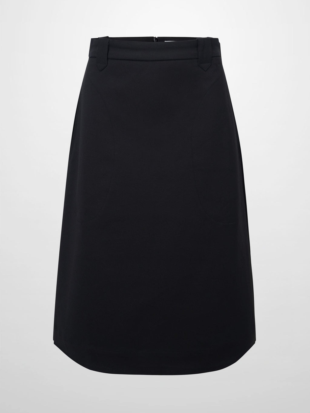 Basic A - Line Skirt - Black - Addy Avenue