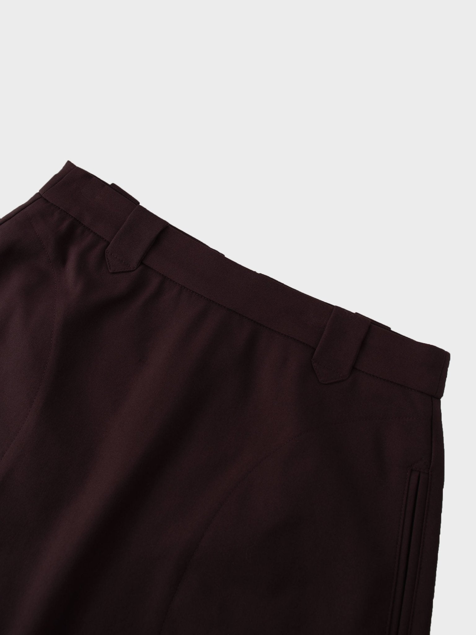 Basic A - Line Skirt - Brown - Addy Avenue