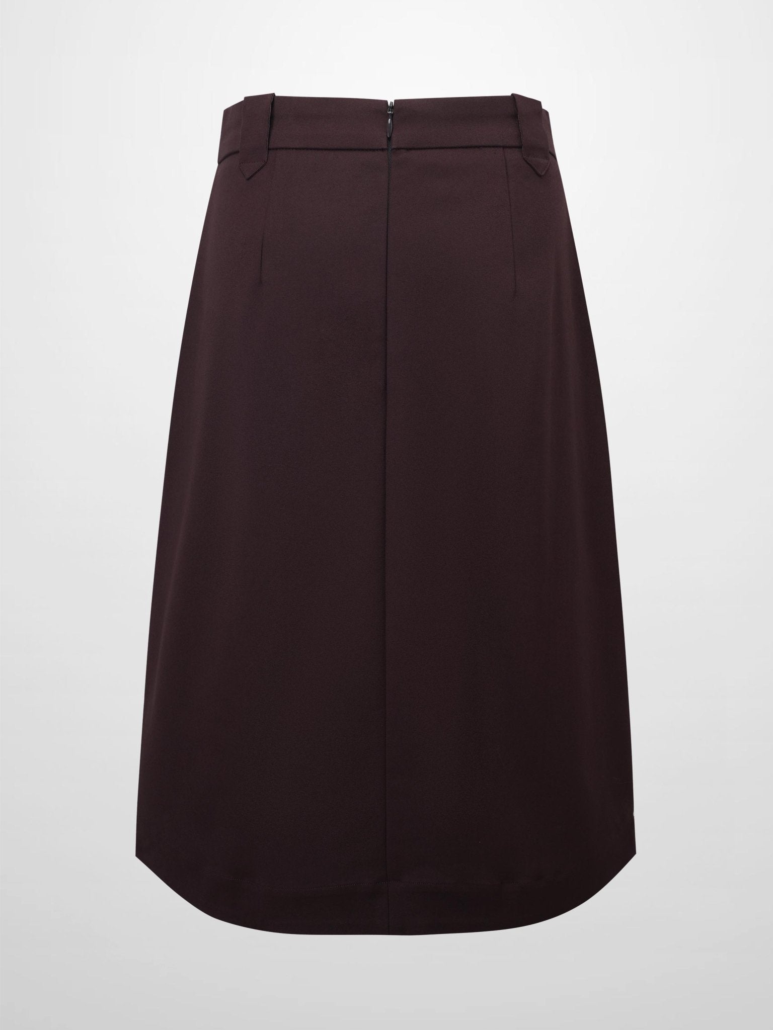 Basic A - Line Skirt - Brown - Addy Avenue