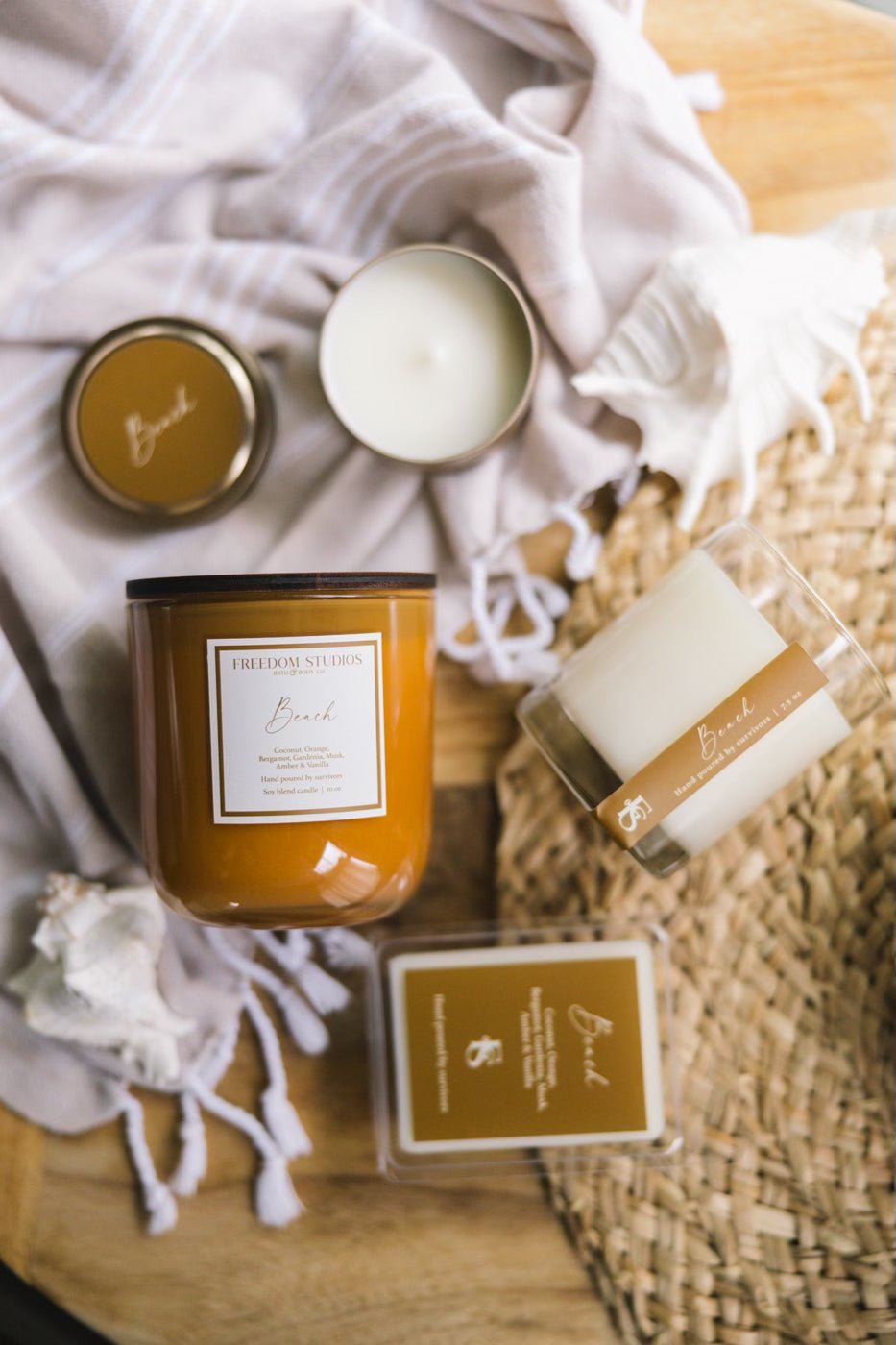 Beach 4 oz Candle - Addy Avenue