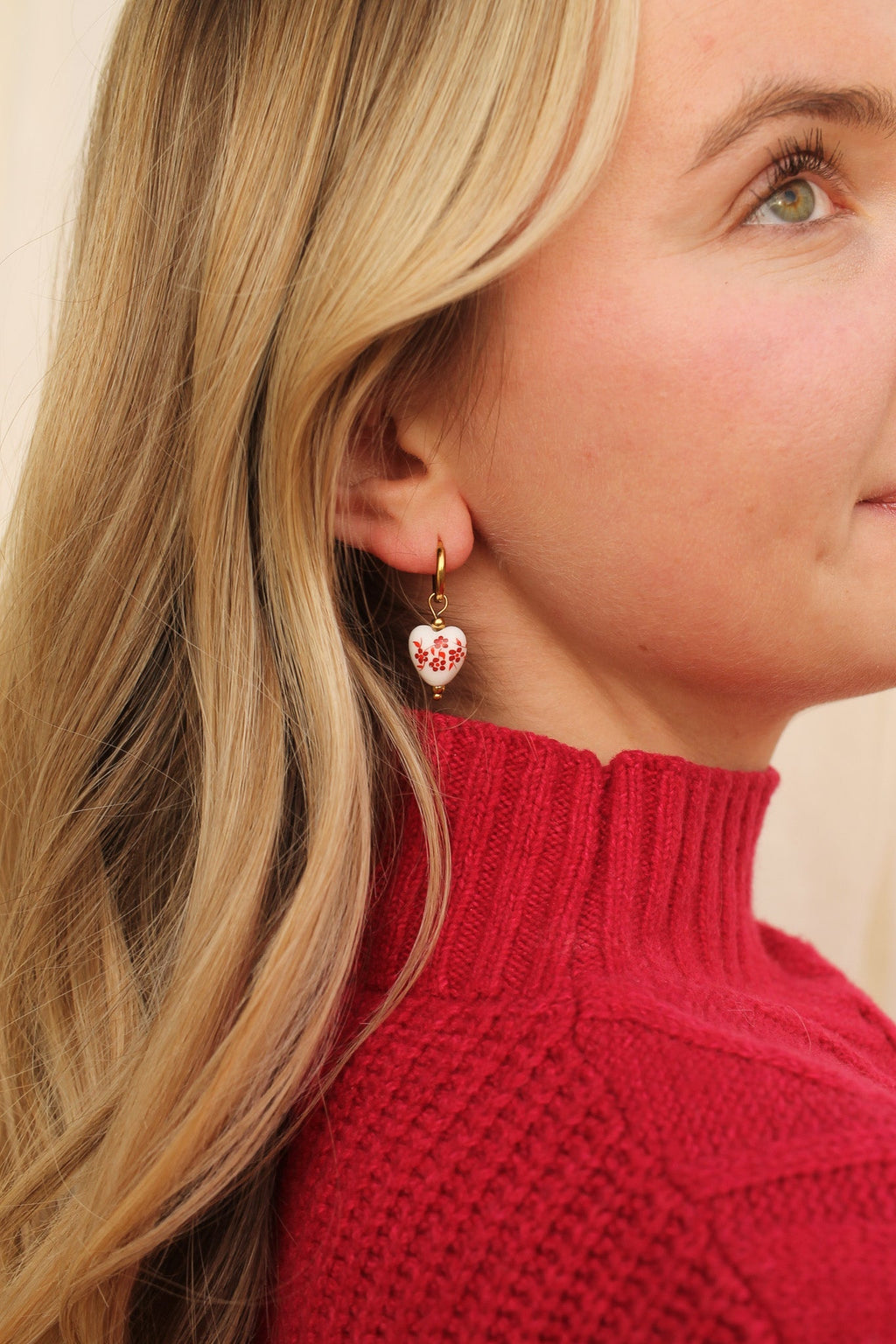 Bella Hoop in Red - Addy Avenue