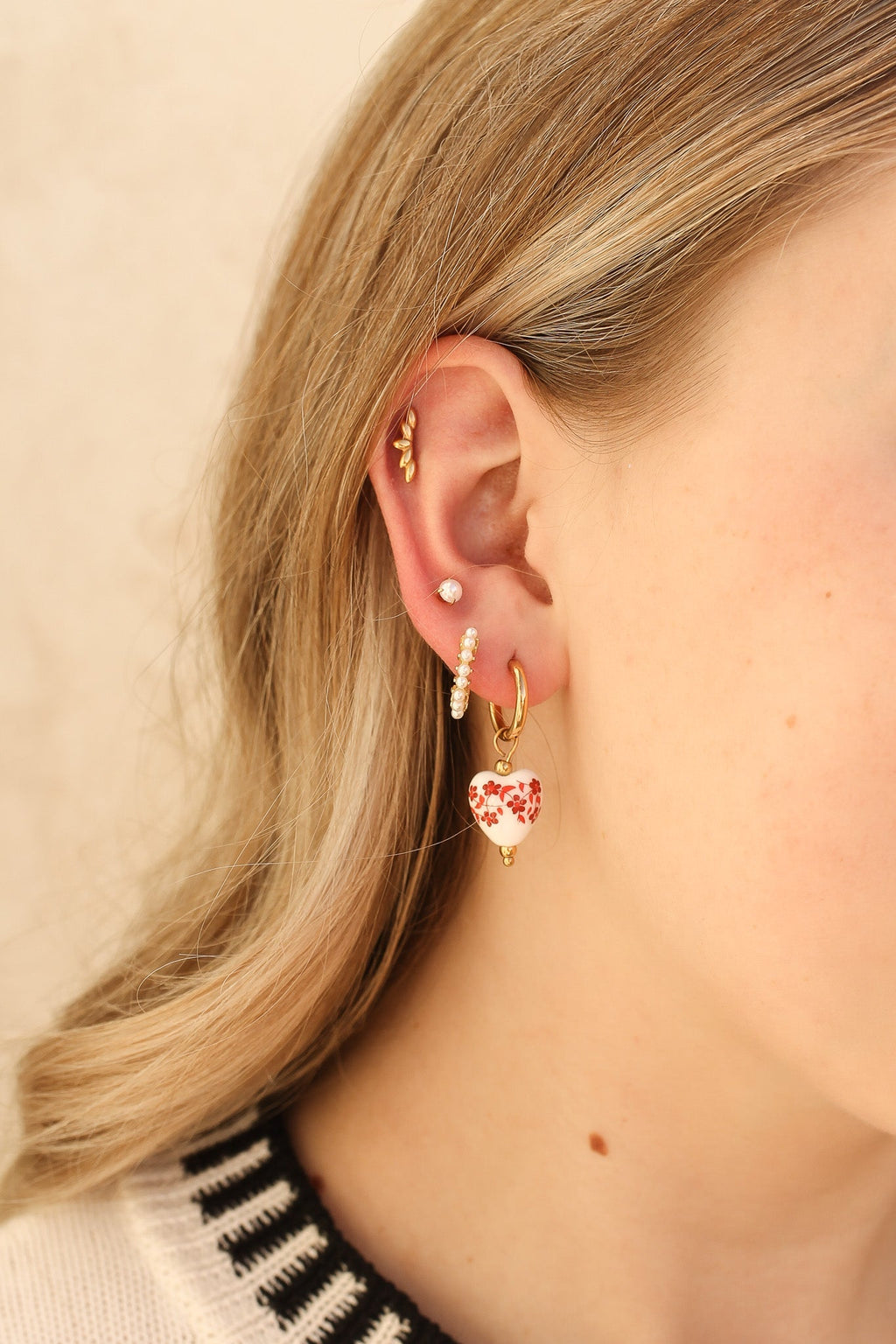 Bella Hoop in Red - Addy Avenue