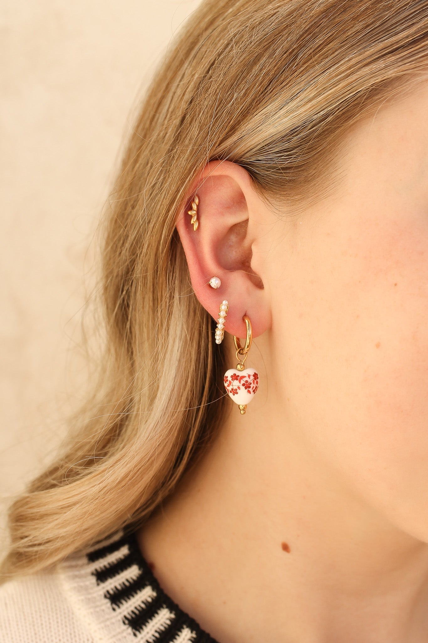 Bella Hoop in Red - Addy Avenue