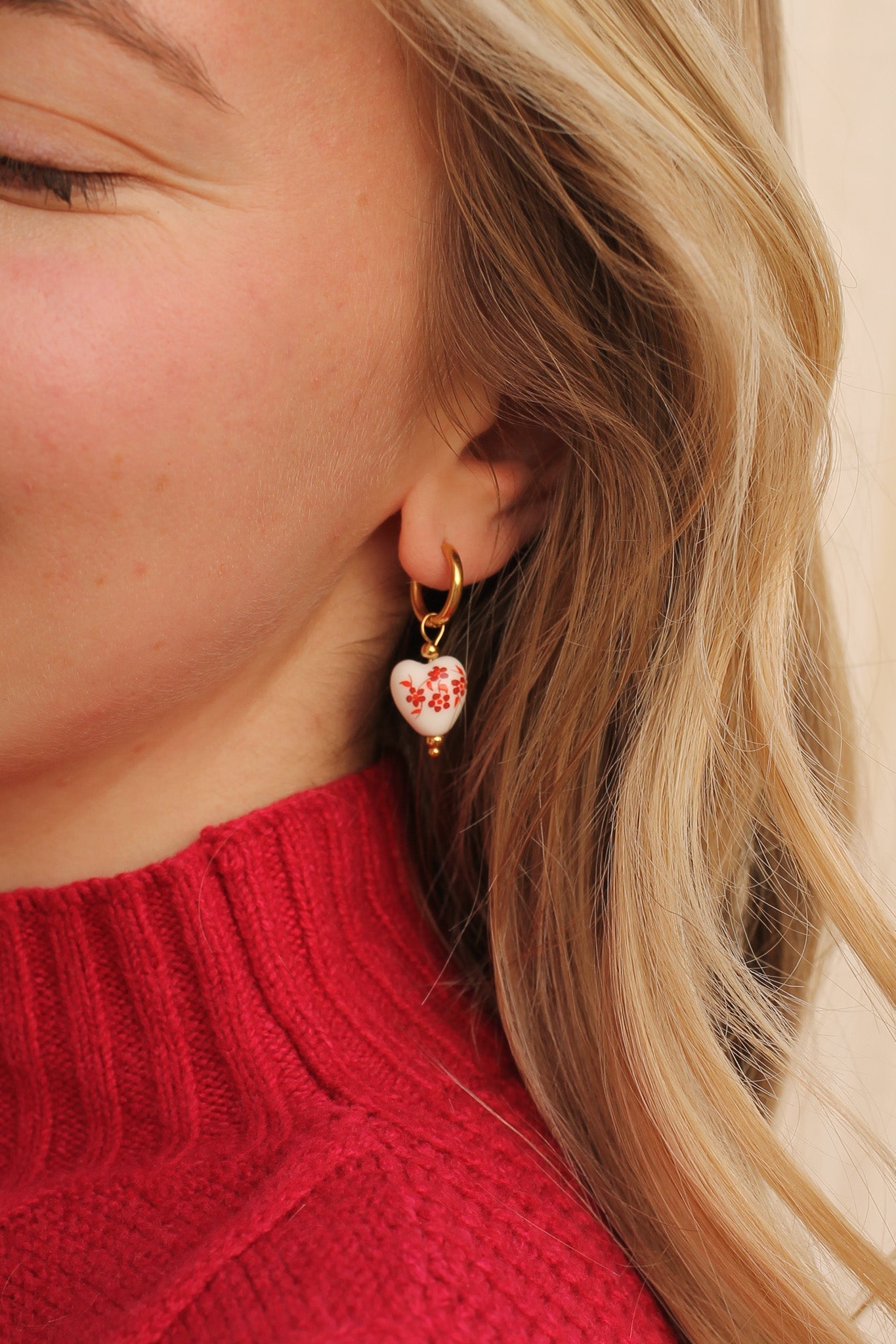 Bella Hoop in Red - Addy Avenue