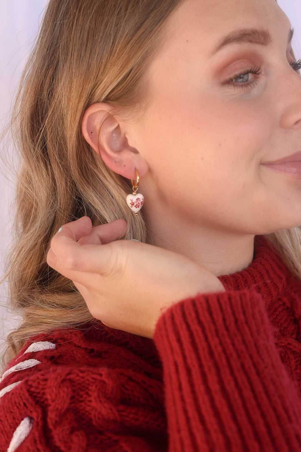 Bella Hoop in Red - Addy Avenue