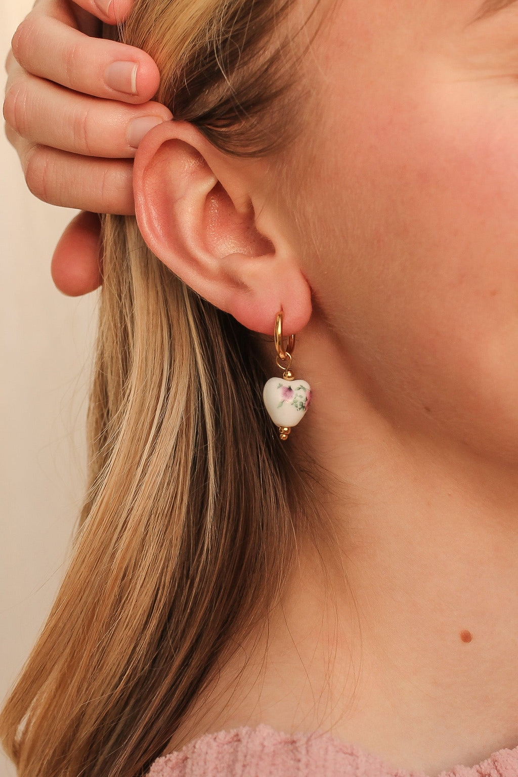 Bella Hoop in Rose - Addy Avenue