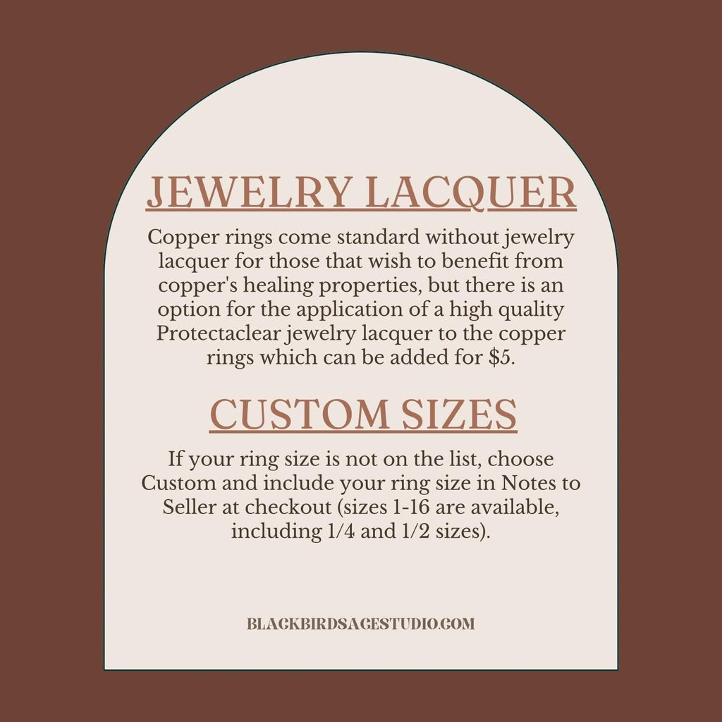 Blue Topaz Ring – Boho Charm | Handmade by Blackbird & Sage - Addy Avenue