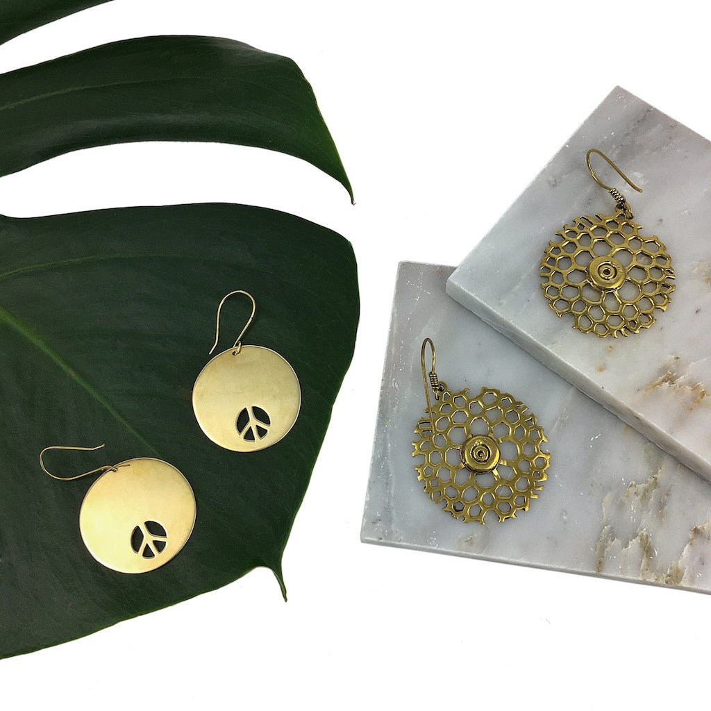 Bombshell Peace Earrings - Addy Avenue