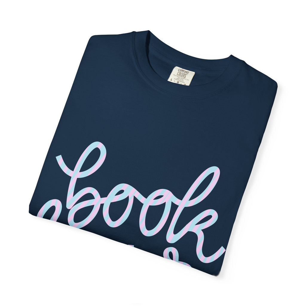 Book Lover T-shirt | Script Heart Typography, Reader Shirt - Addy Avenue