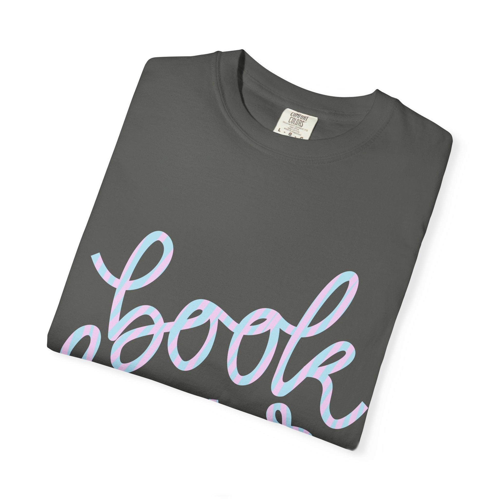 Book Lover T-shirt | Script Heart Typography, Reader Shirt - Addy Avenue
