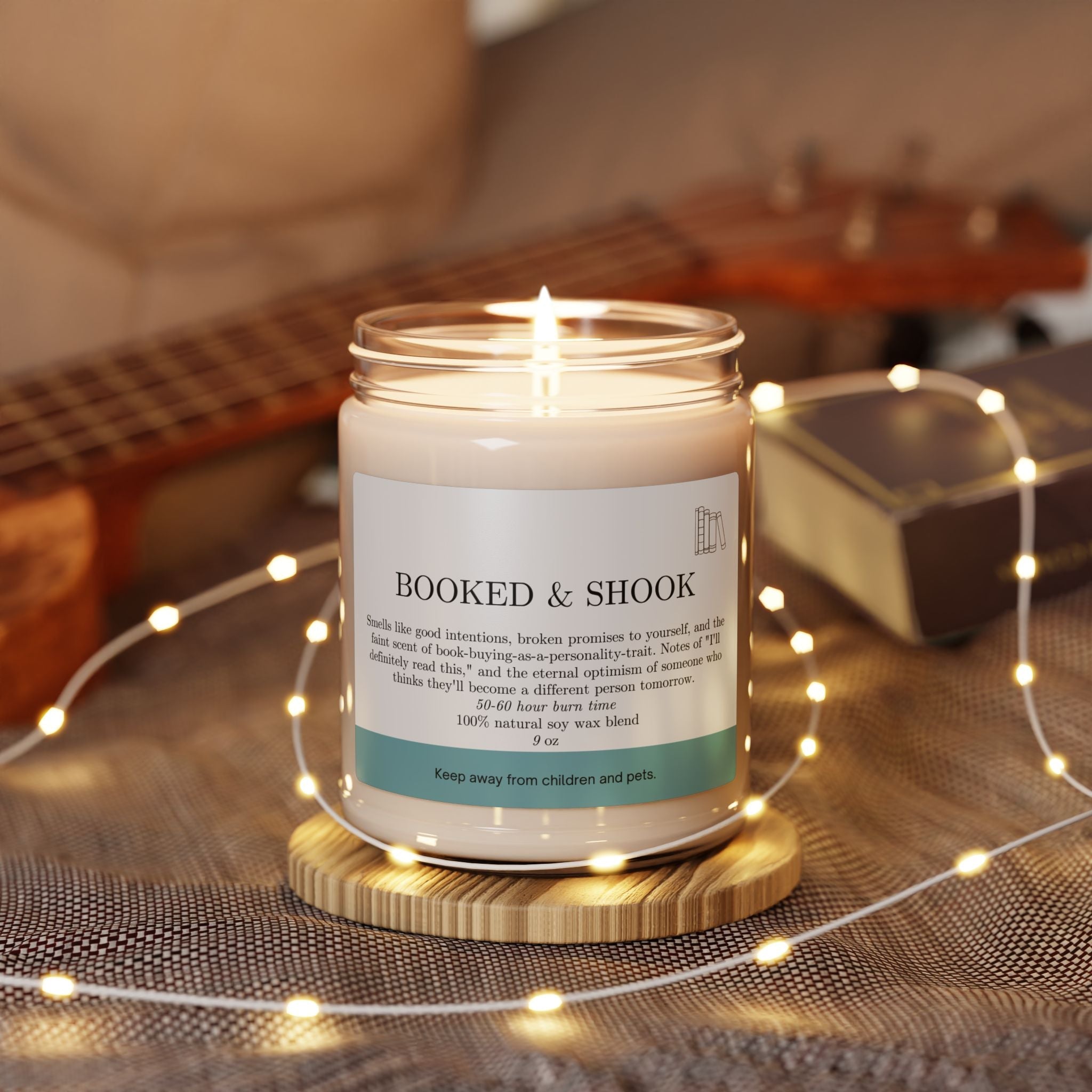 Booked & Shook | Candle, 9oz - Addy Avenue
