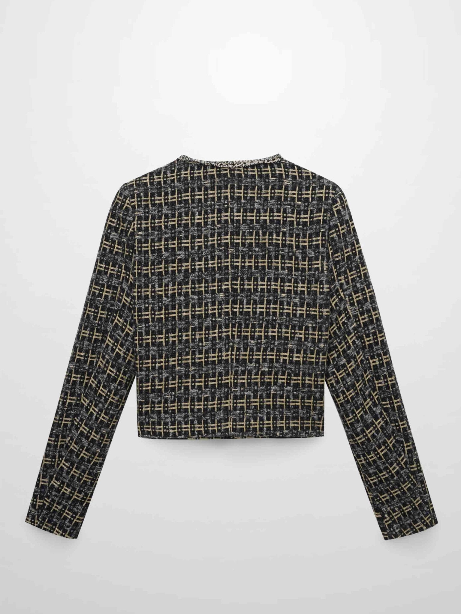 Boucle Jacket - Black/Gold - Addy Avenue