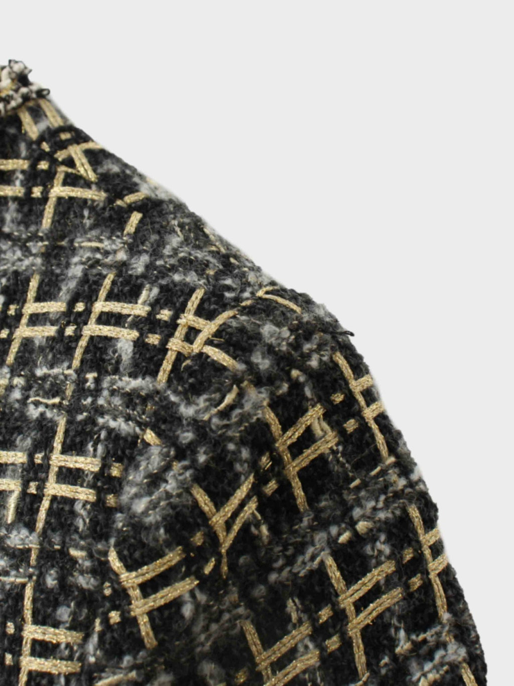 Boucle Jacket - Black/Gold - Addy Avenue