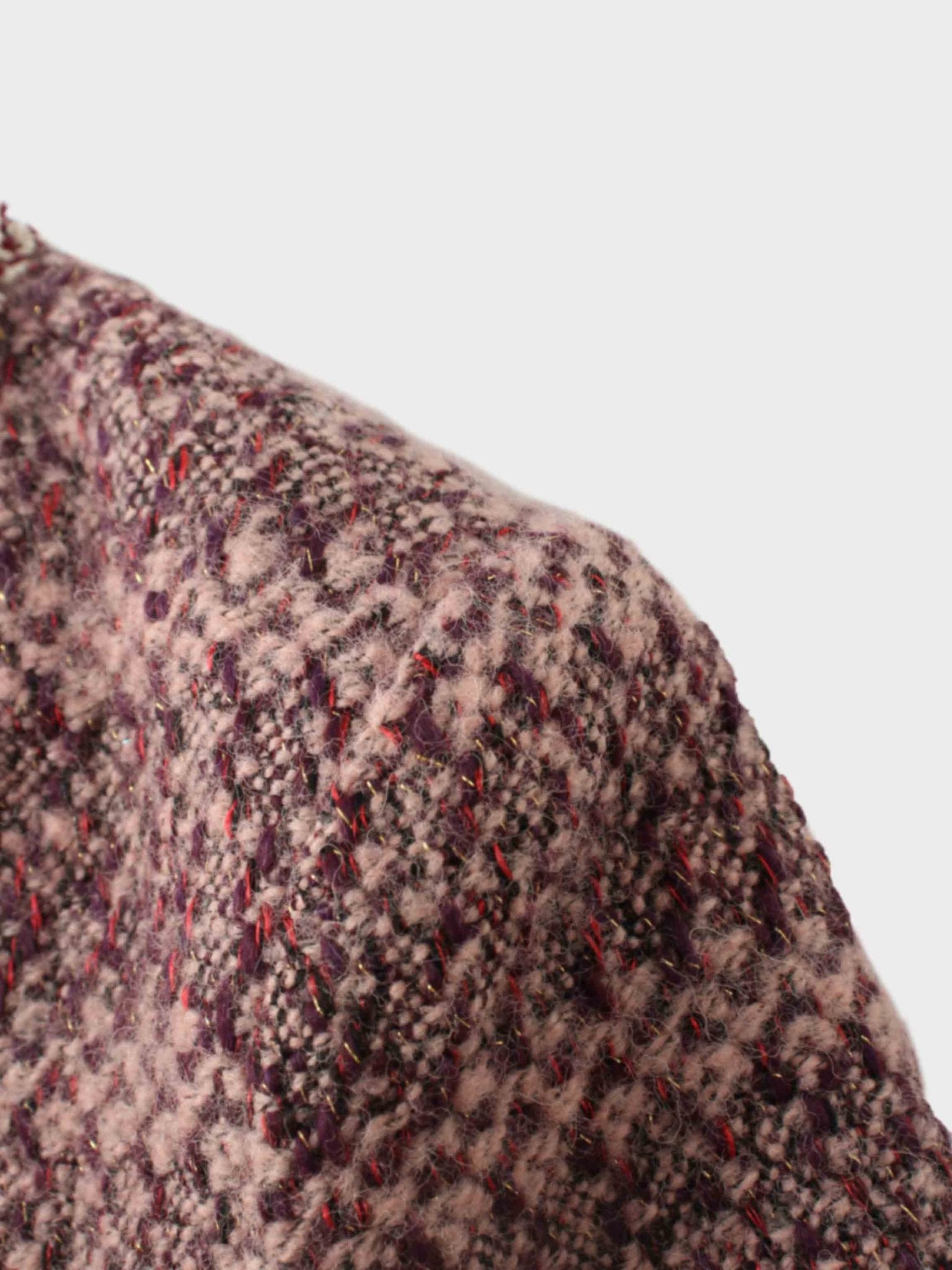 Boucle Jacket - Pink/Burgundy - Addy Avenue