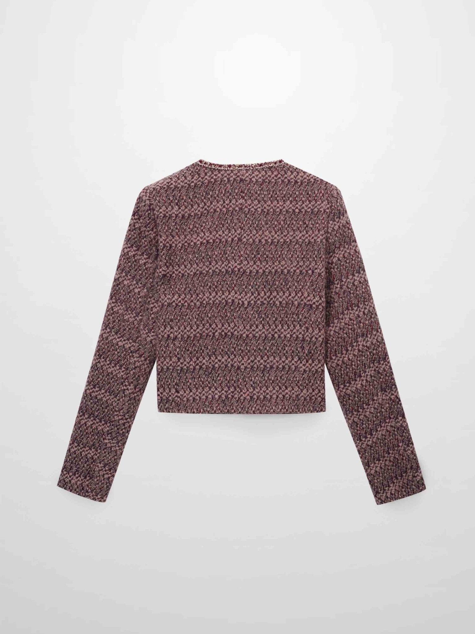 Boucle Jacket - Pink/Burgundy - Addy Avenue