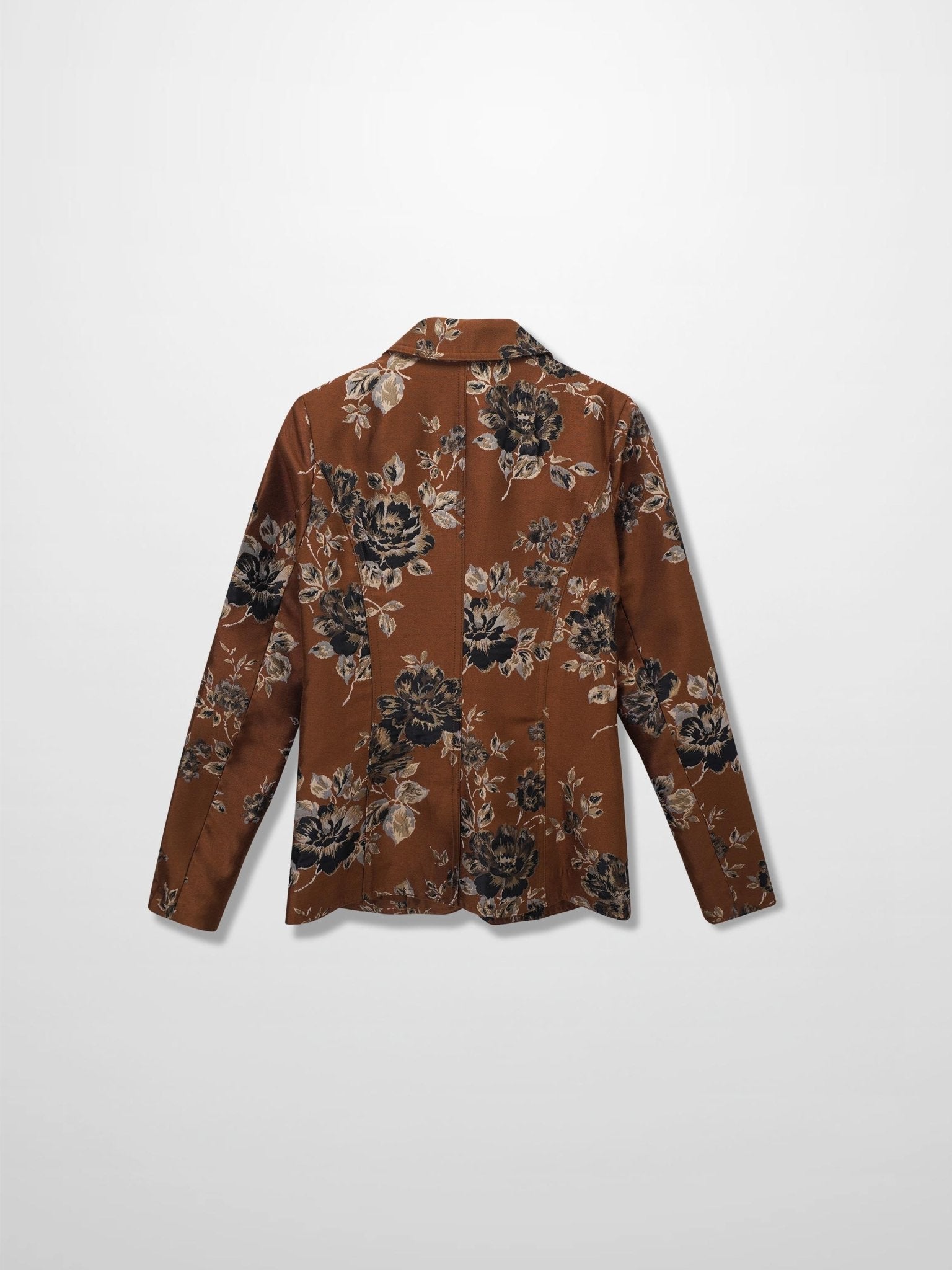 Brocade Blazer - Copper Floral - Addy Avenue