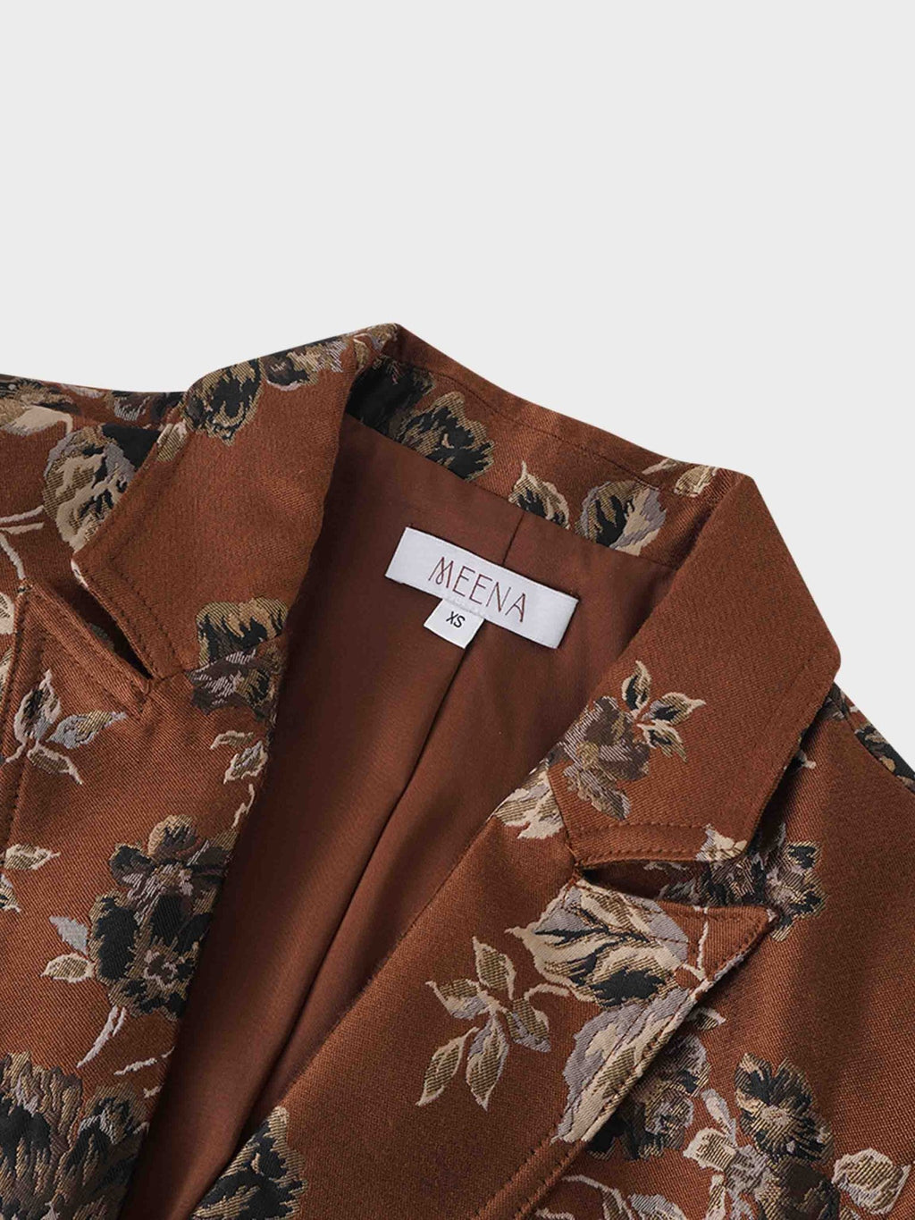 Brocade Blazer - Copper Floral - Addy Avenue