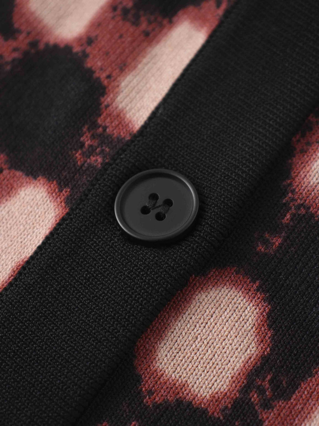 Buttoned Cardigan - Burgundy/Pink - Addy Avenue