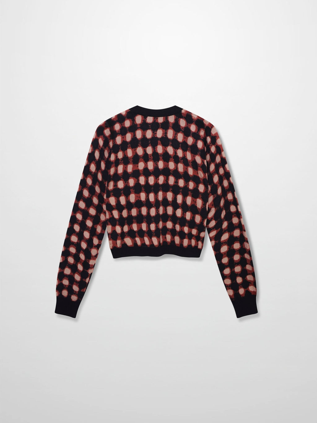 Buttoned Cardigan - Burgundy/Pink - Addy Avenue