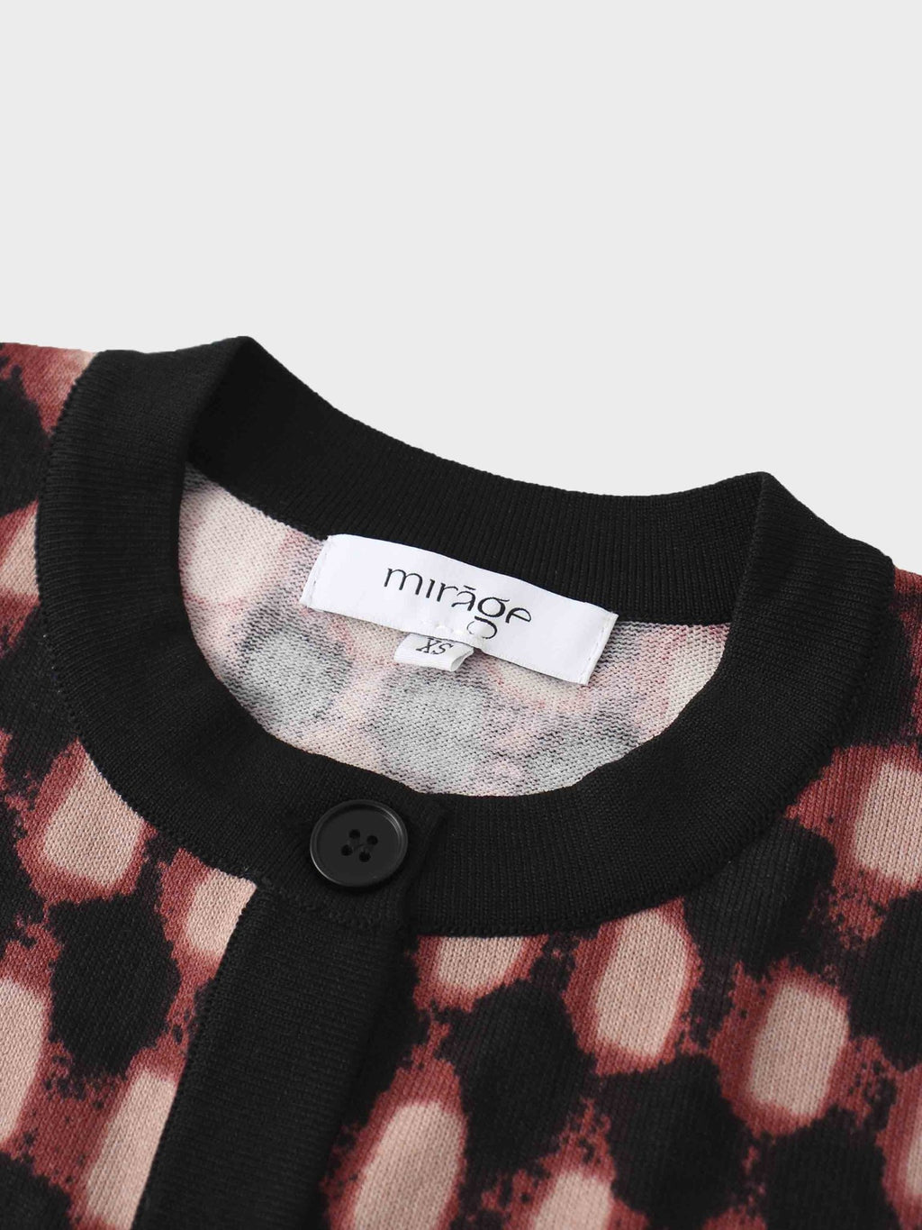 Buttoned Cardigan - Burgundy/Pink - Addy Avenue