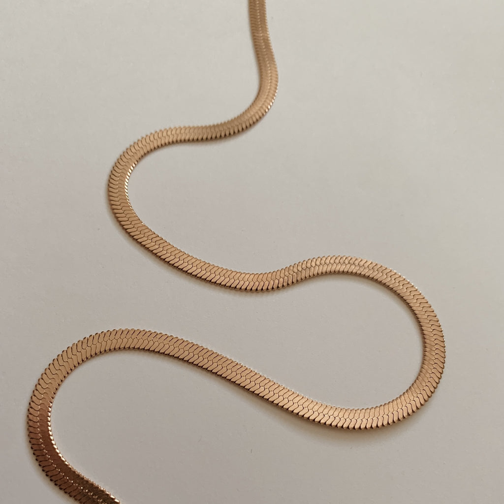 Cascade Herringbone Necklace - Addy Avenue