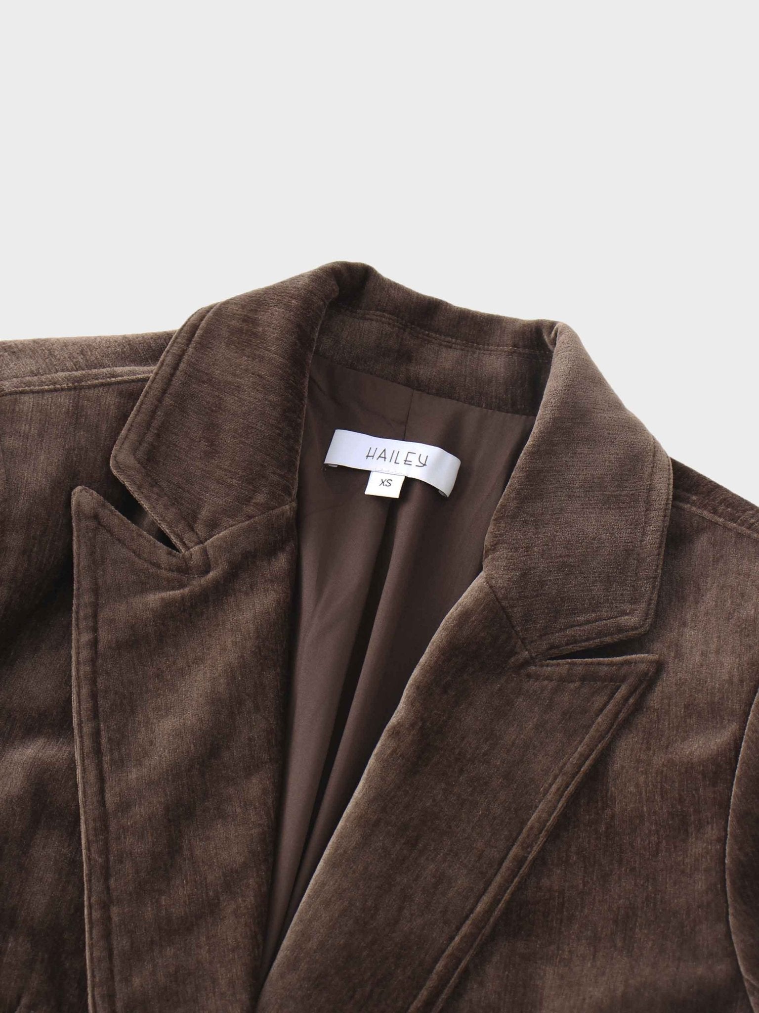 Chenille Blazer - Brown - Addy Avenue