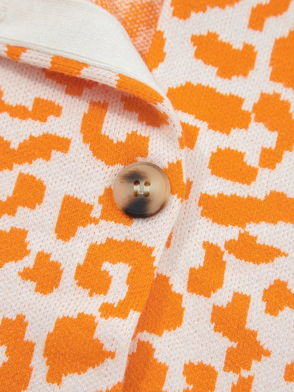 Chunky Leopard Cardigan - Drop Shoulder Knit - Addy Avenue