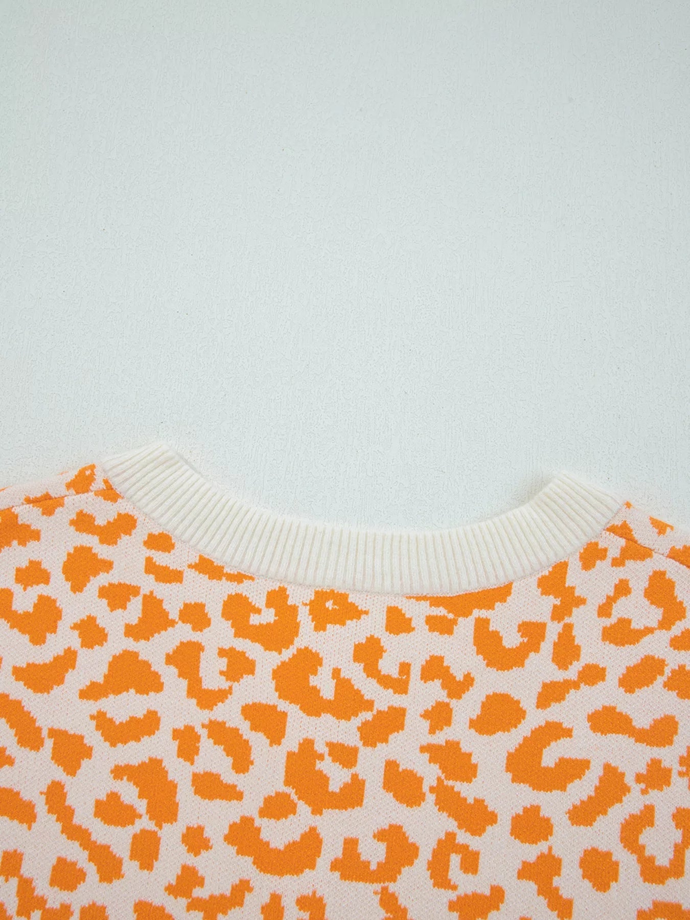 Chunky Leopard Cardigan - Drop Shoulder Knit - Addy Avenue