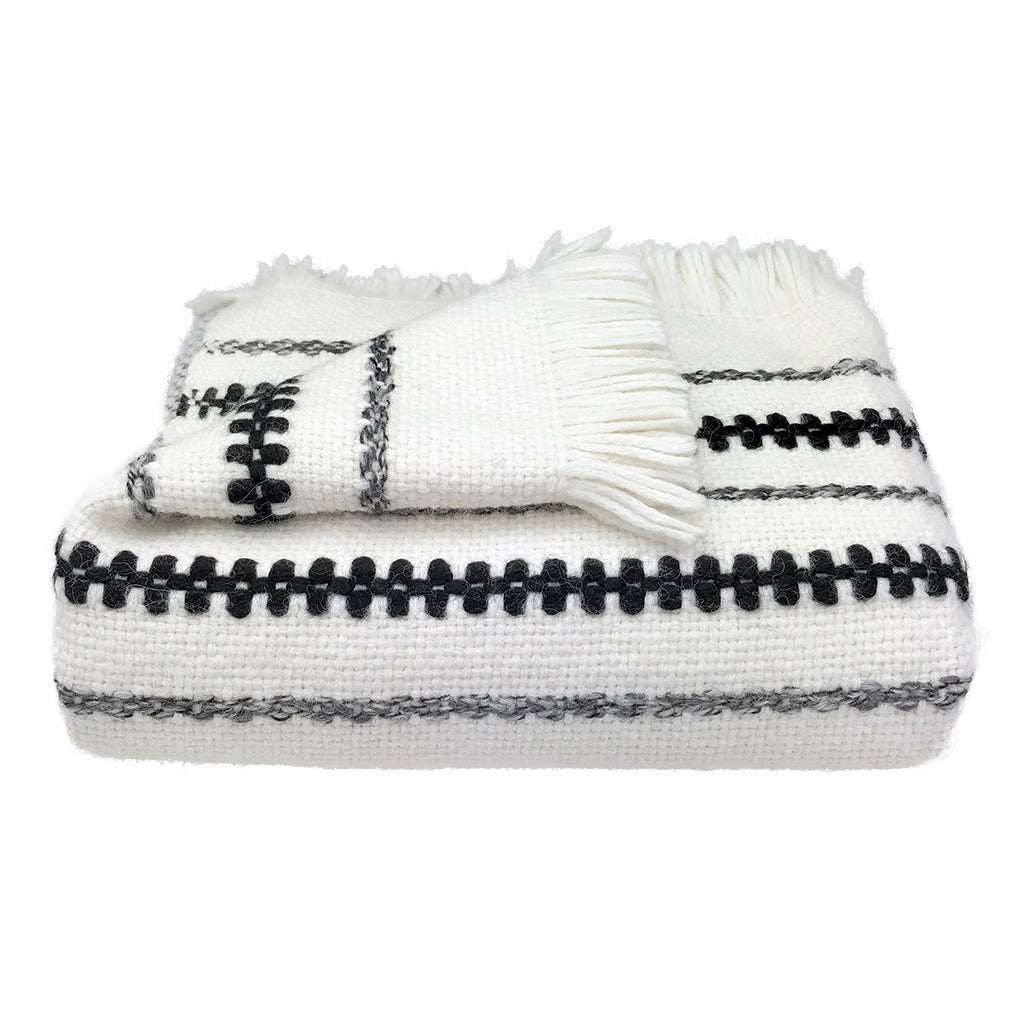 Chunky Snow Cuzco Alpaca Throw - Addy Avenue