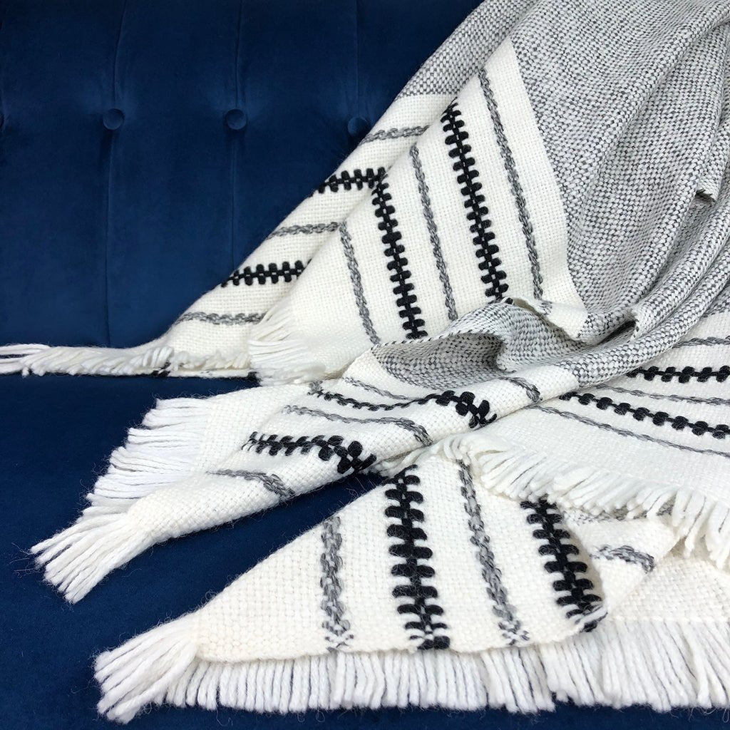Chunky Snow Cuzco Alpaca Throw - Addy Avenue
