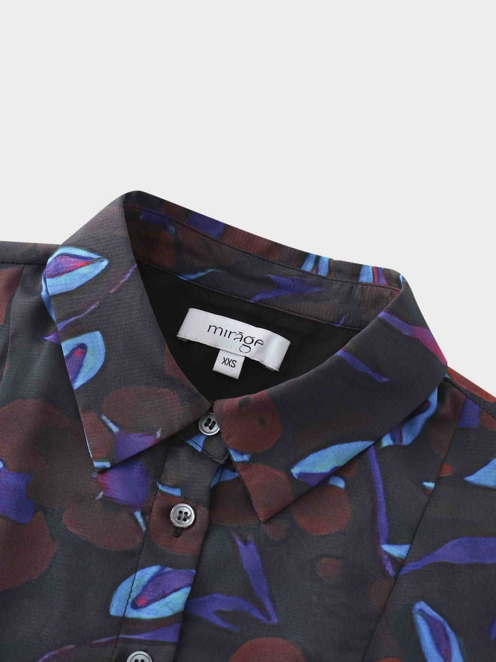 Collared A - Line Shirtdress - Brown Floral - Addy Avenue