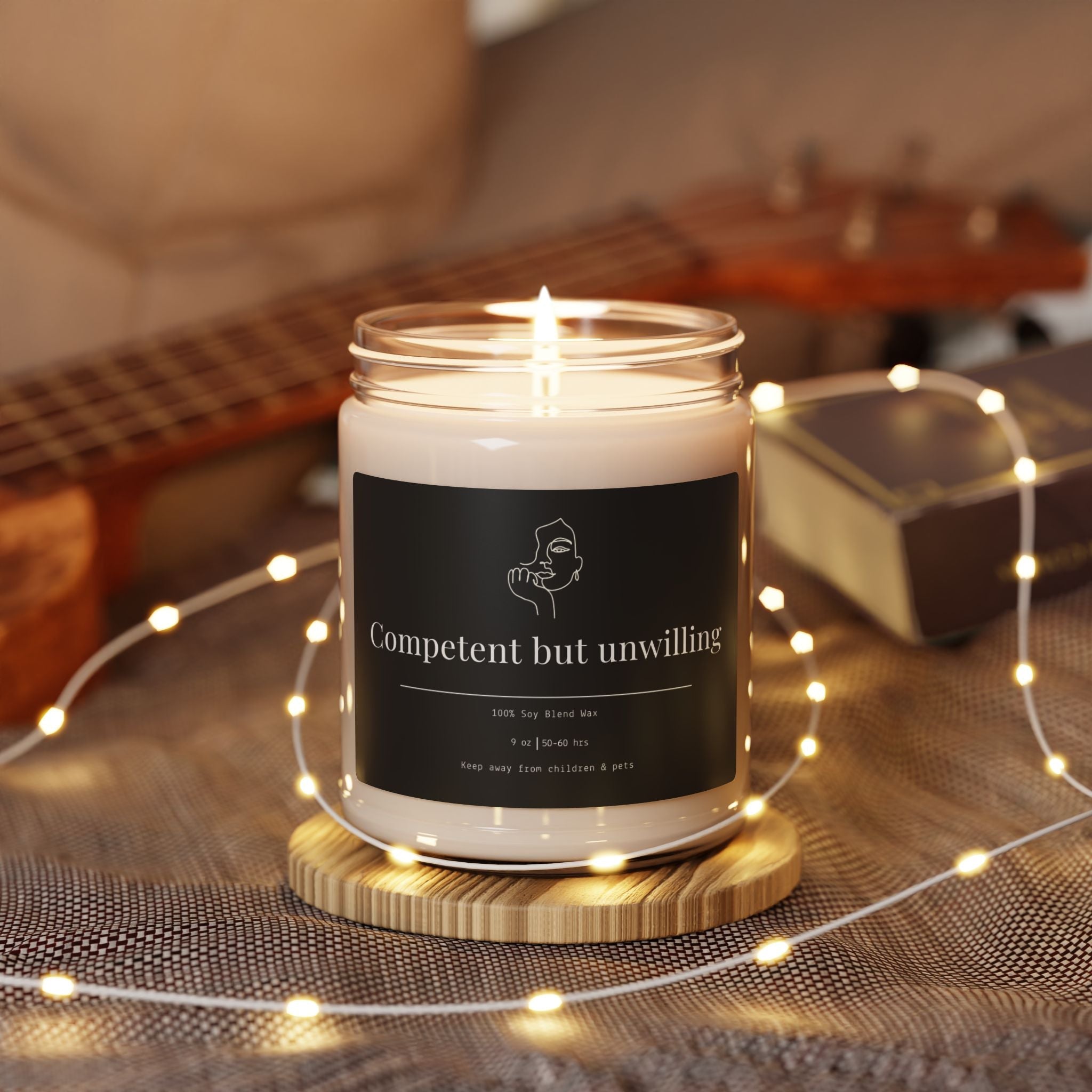 Competent but Unwilling Soy Candle | 9 oz - Addy Avenue