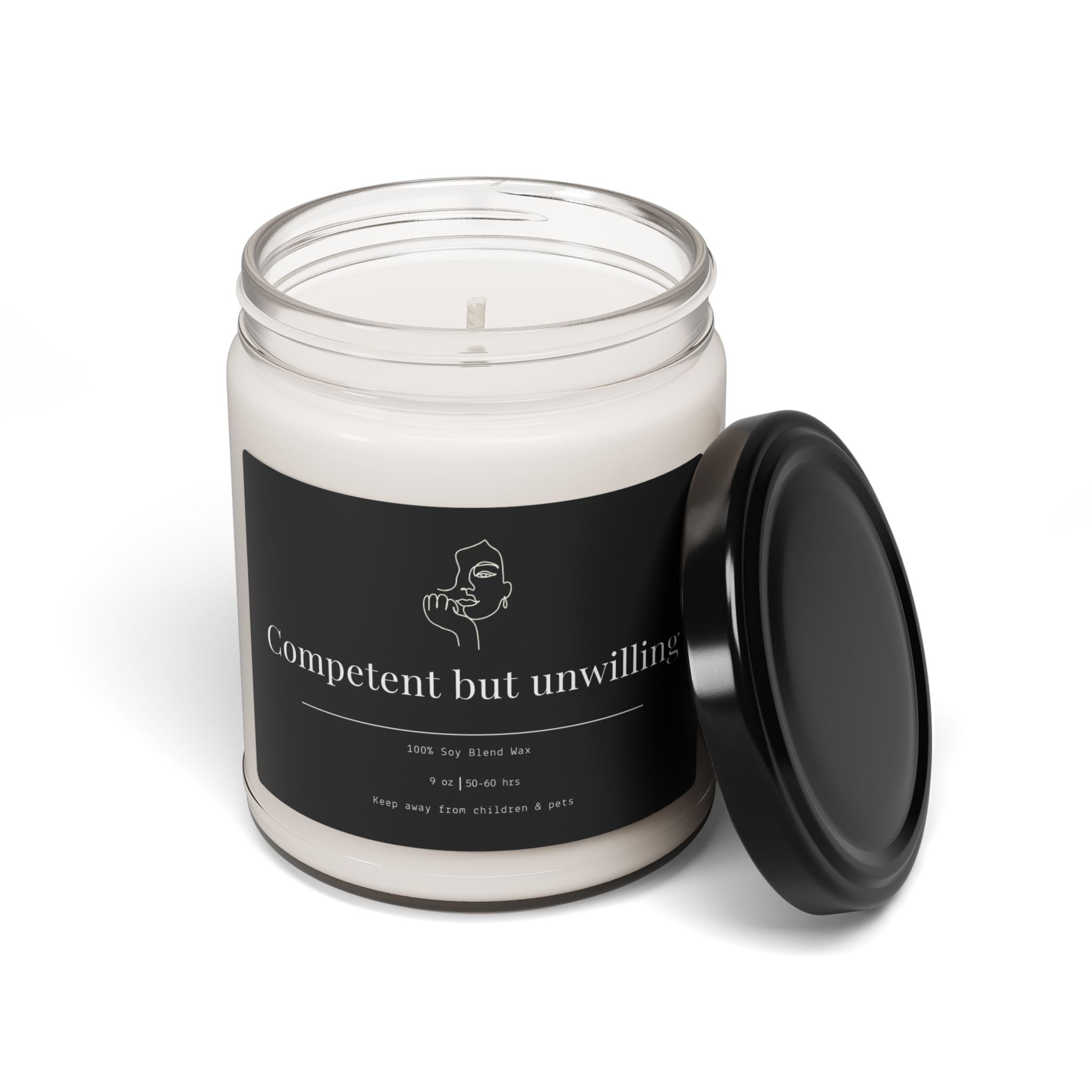 Competent but Unwilling Soy Candle | 9 oz - Addy Avenue