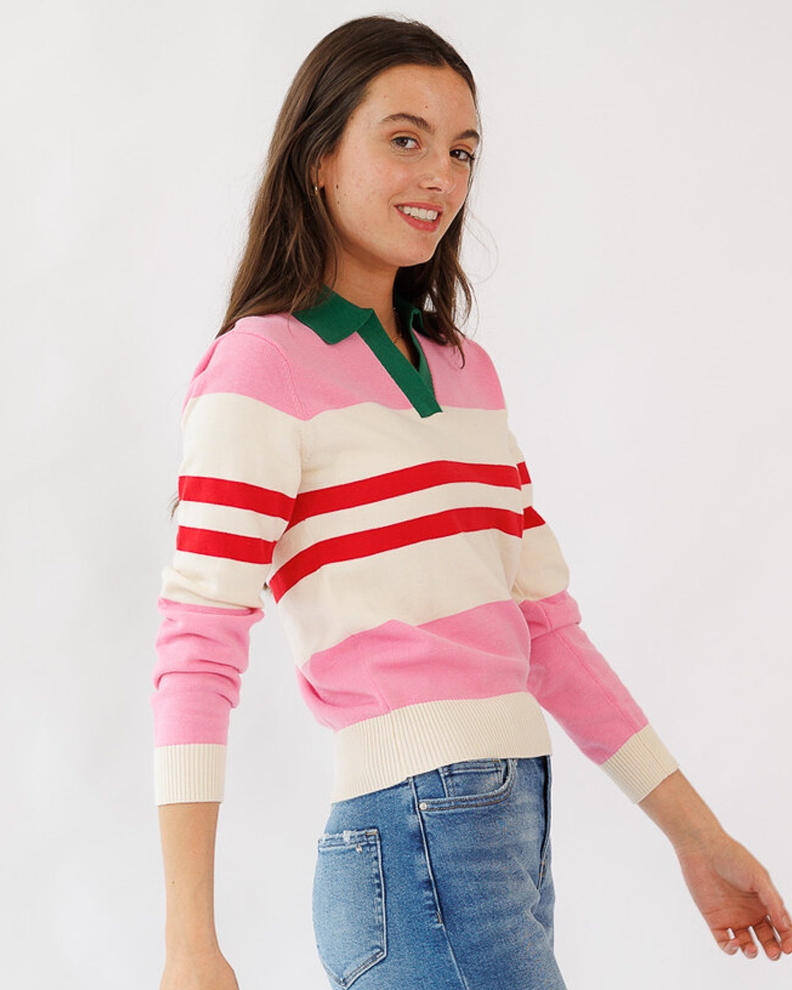 Cozy Collared Pullover Sweater in Soft Fabric Blend - Addy Avenue