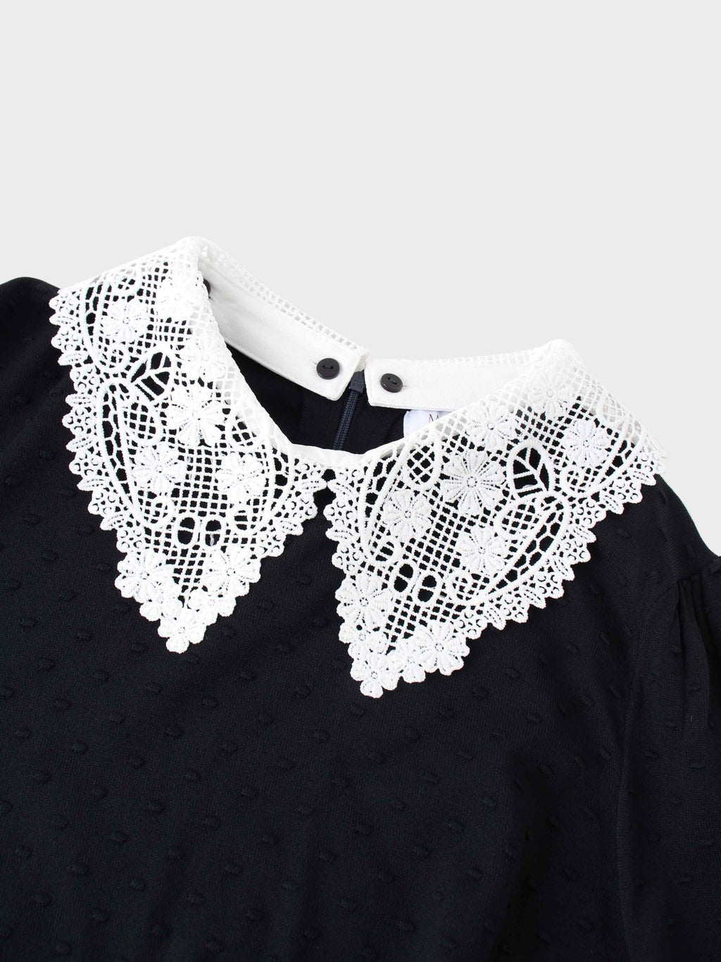 Crew Neck Pebbled Sweater - Navy - Addy Avenue