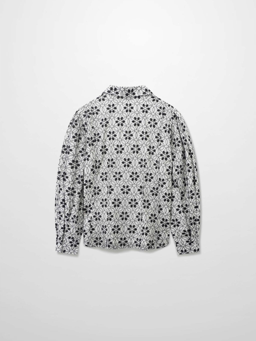 Embroidered Puff Sleeve Blouse - Floral - Addy Avenue