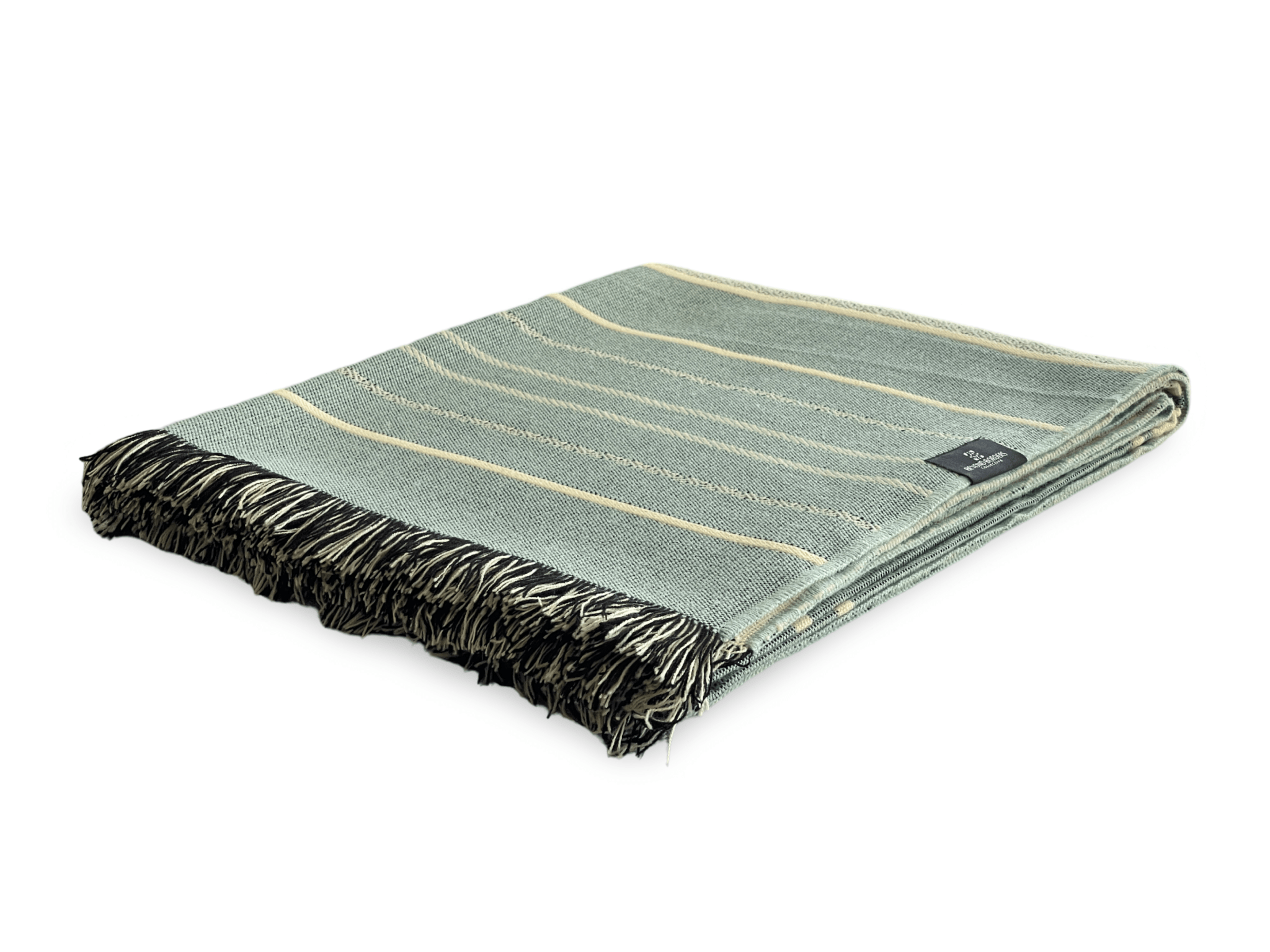 Equinoccio Throw Blanket - Mint / Natural - Addy Avenue