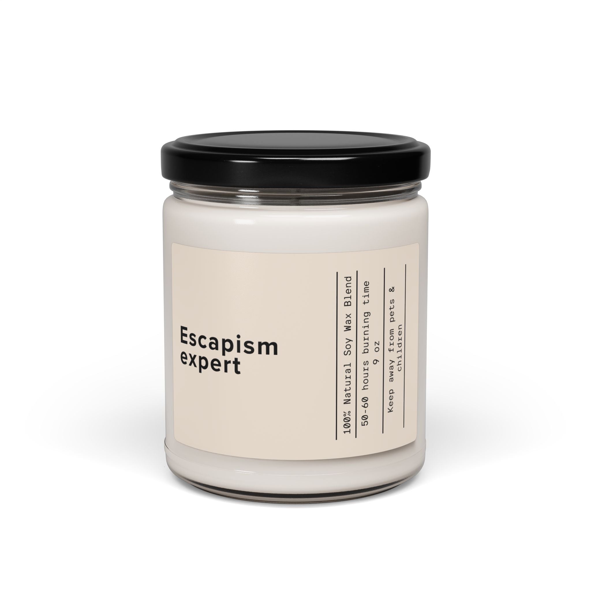 Escapism Expert Candle | Scented Soy 9oz - Addy Avenue